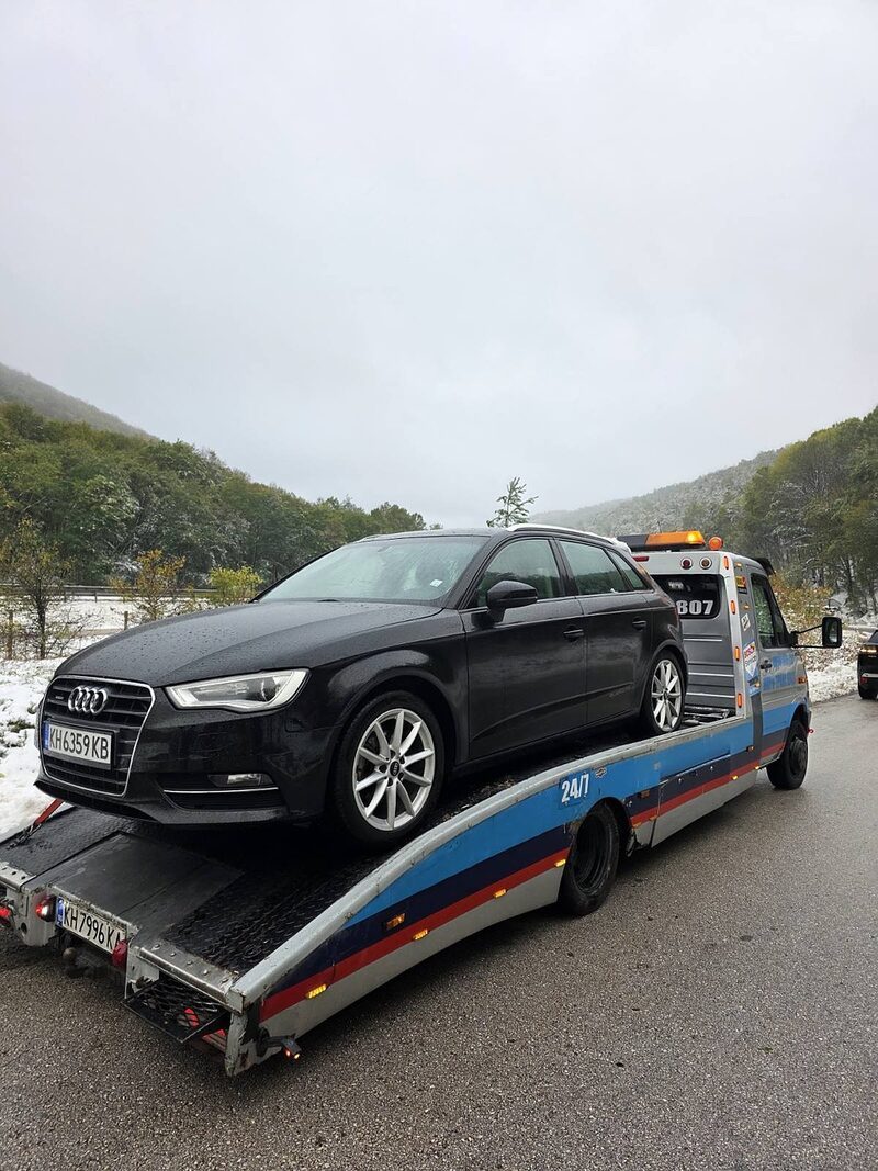 Жори Транс — пътна помощ Кюстендил, снимка от работата ни
